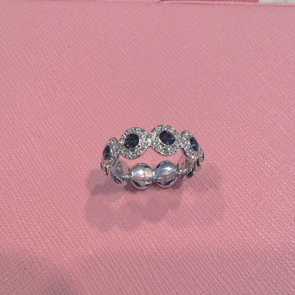 Swarovski Montana Blue Angelic Ring